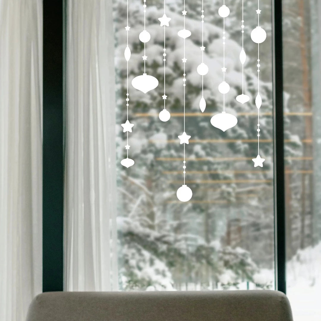 Dekorativni novogodišnji stikeri za prozore