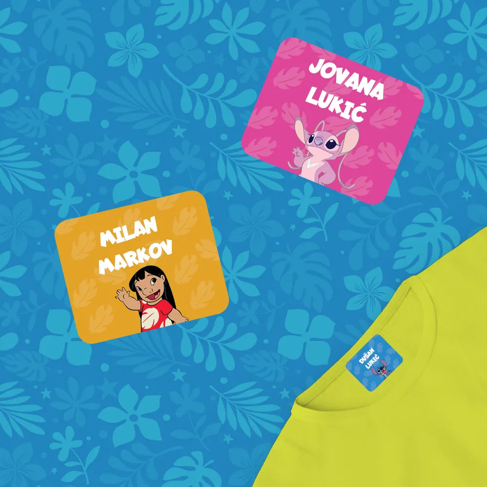 Termo stikeri za odeću - Lilo i Stitch