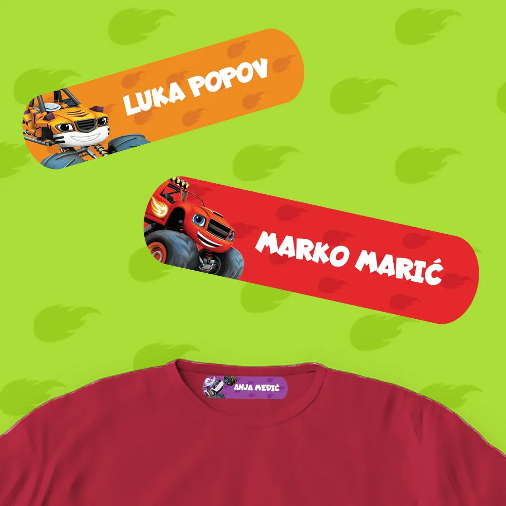 Termo stikeri za odeću - Blejz i čudovišne mašine