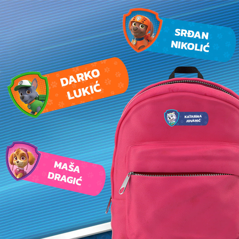 Samolepljivi stikeri za razne predmete - Patrolne Šape