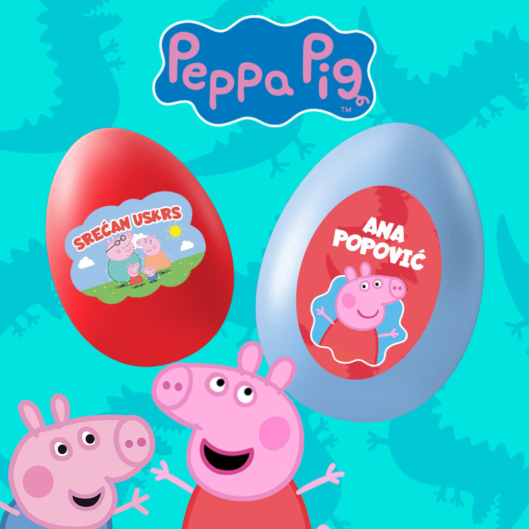 Ускршње налепнице Пеппа Пиг - 20 ком.