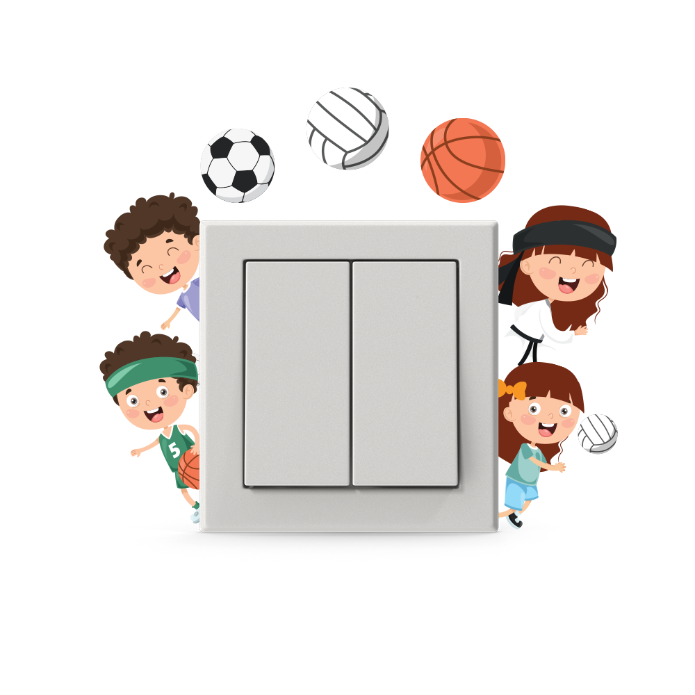 stikeri za prekidače sportisti nepersonalizovani