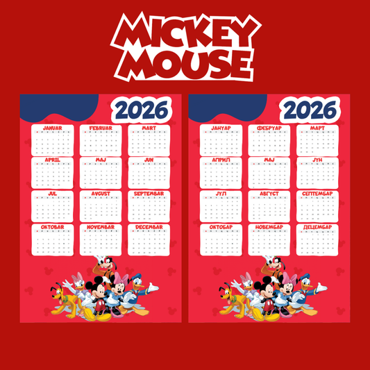 Kalendar - Miki Maus