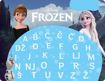 FROZEN - Edukativni stikeri