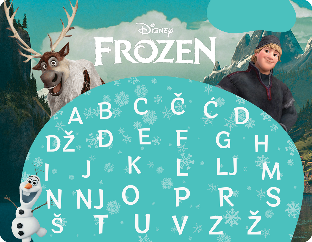 FROZEN - Edukativni stikeri