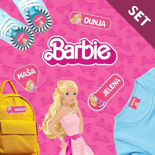 Set Stikera Barbie