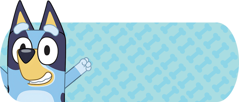 Samolepljivi stikeri za razne predmete - Bluey