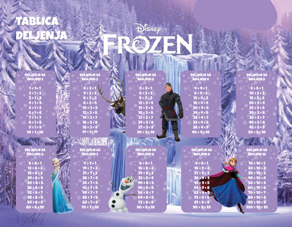 FROZEN - Edukativni stikeri