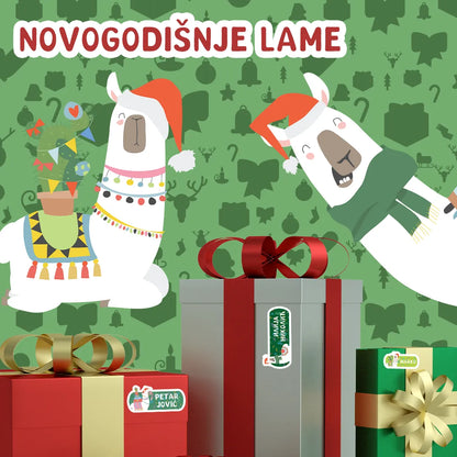 Stikeri za novogodišnje poklone