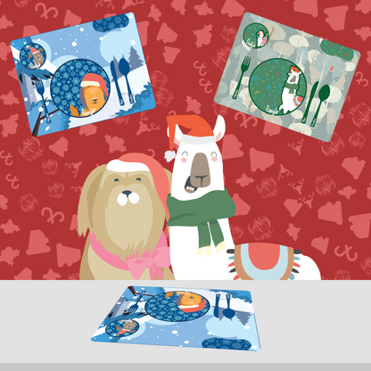 Edukativni podmetači - Novogodišnji