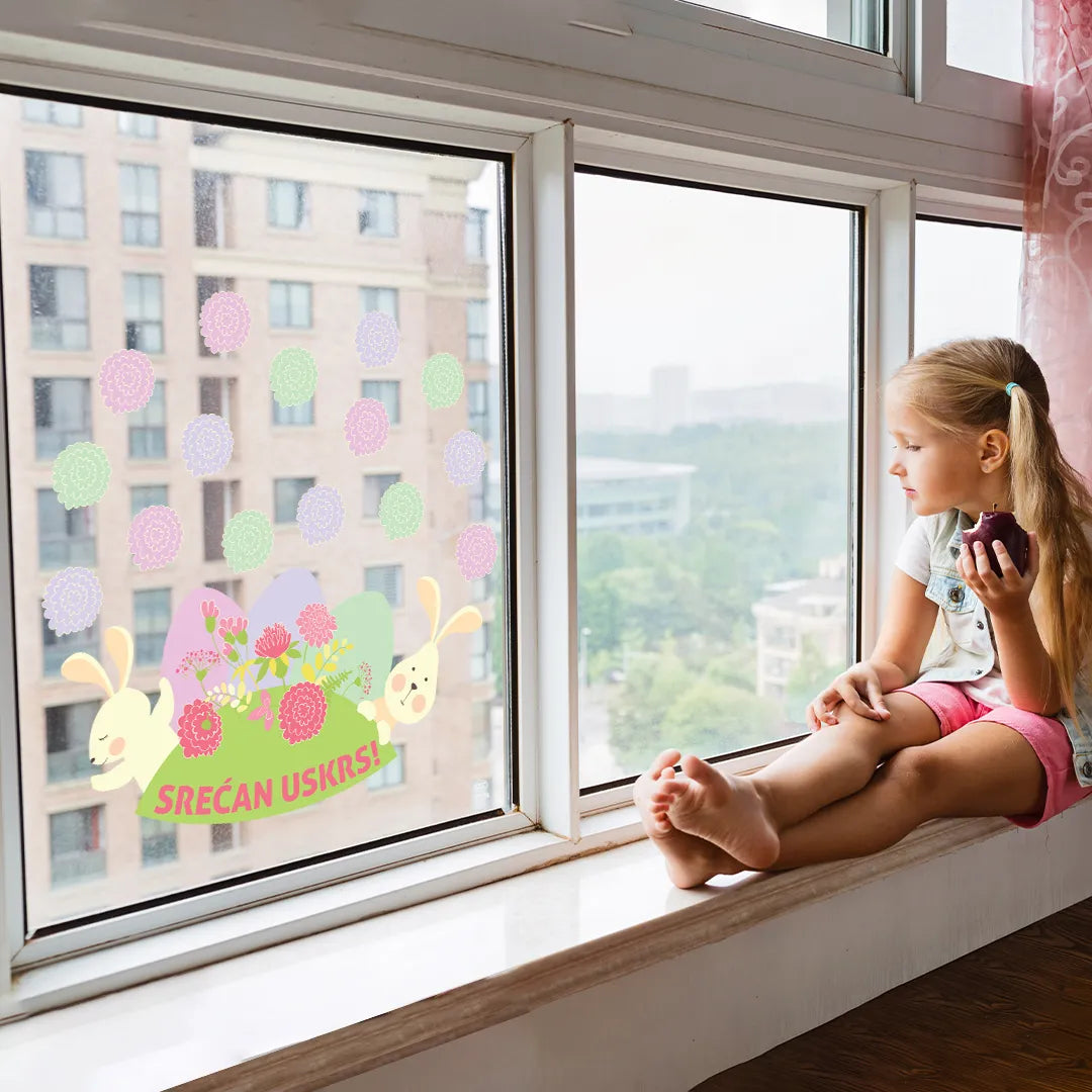 Dekorativni uskršnji stikeri za prozore