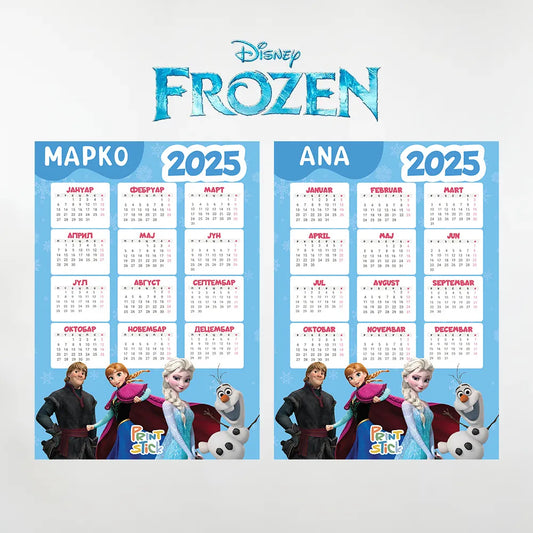 Kalendar - Frozen