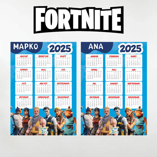 Kalendar - Fortnite