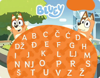 BLUEY - Edukativni stikeri