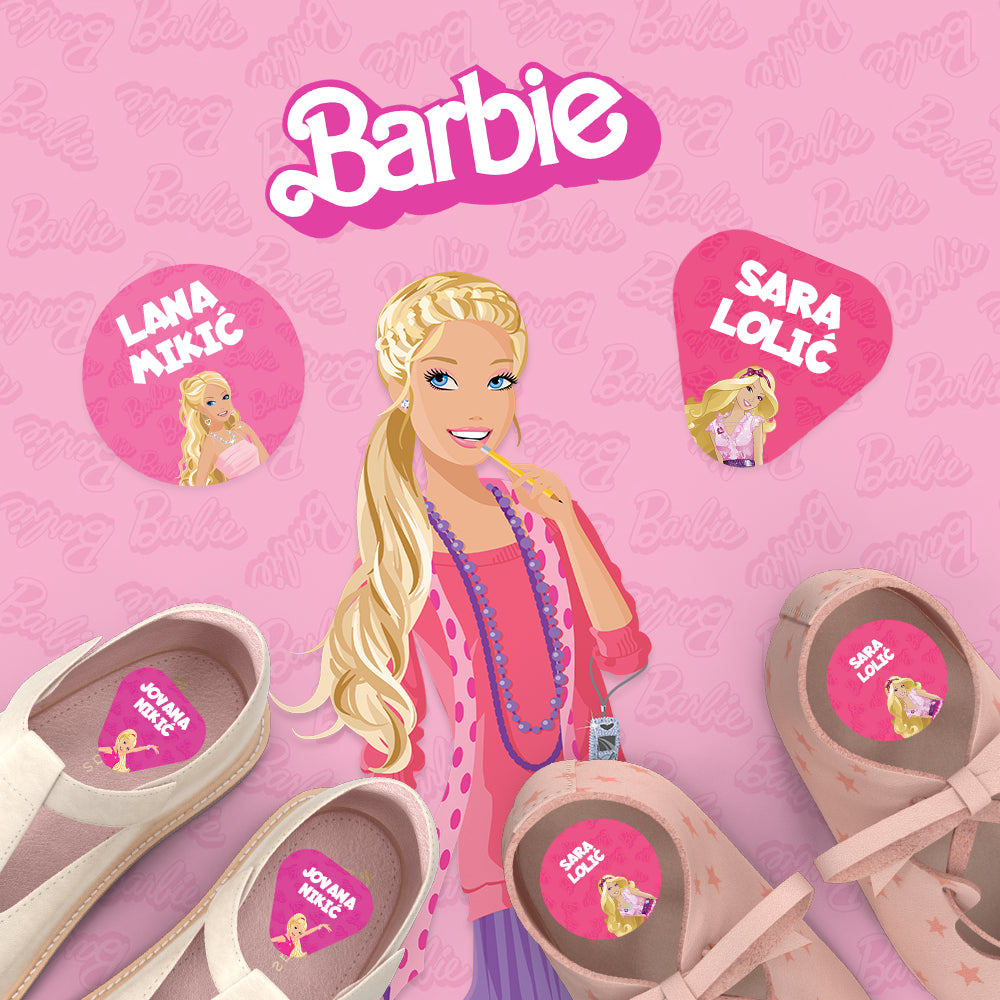 Samolepljivi stikeri za obuću - Barbie