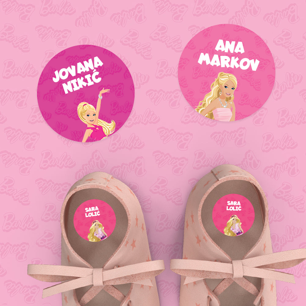 Samolepljivi stikeri za obuću - Barbie