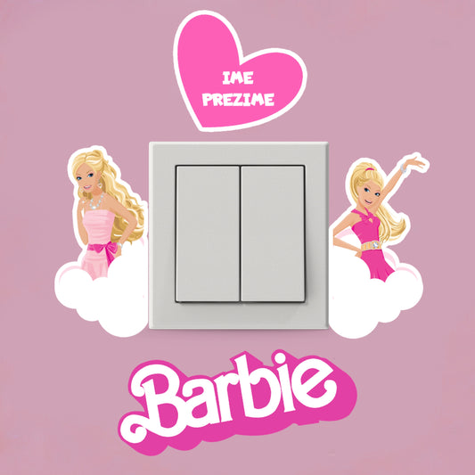 Stikeri za prekidače - Barbie