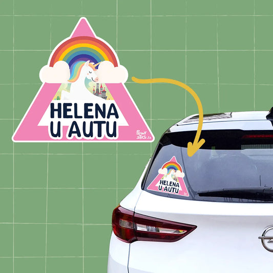 Stiker "Dete u Autu" - Jednorozi