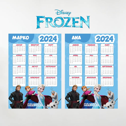 Kalendar - Frozen