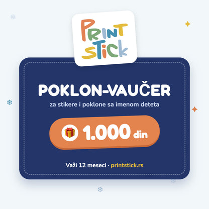 PrintStick poklon-vaučer 1.000 din