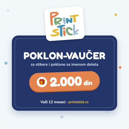 PrintStick poklon-vaučer 2.000 din