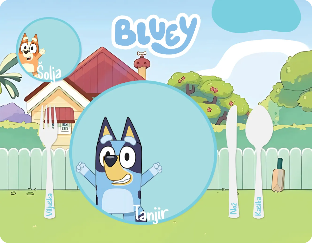 BLUEY - Edukativni stikeri