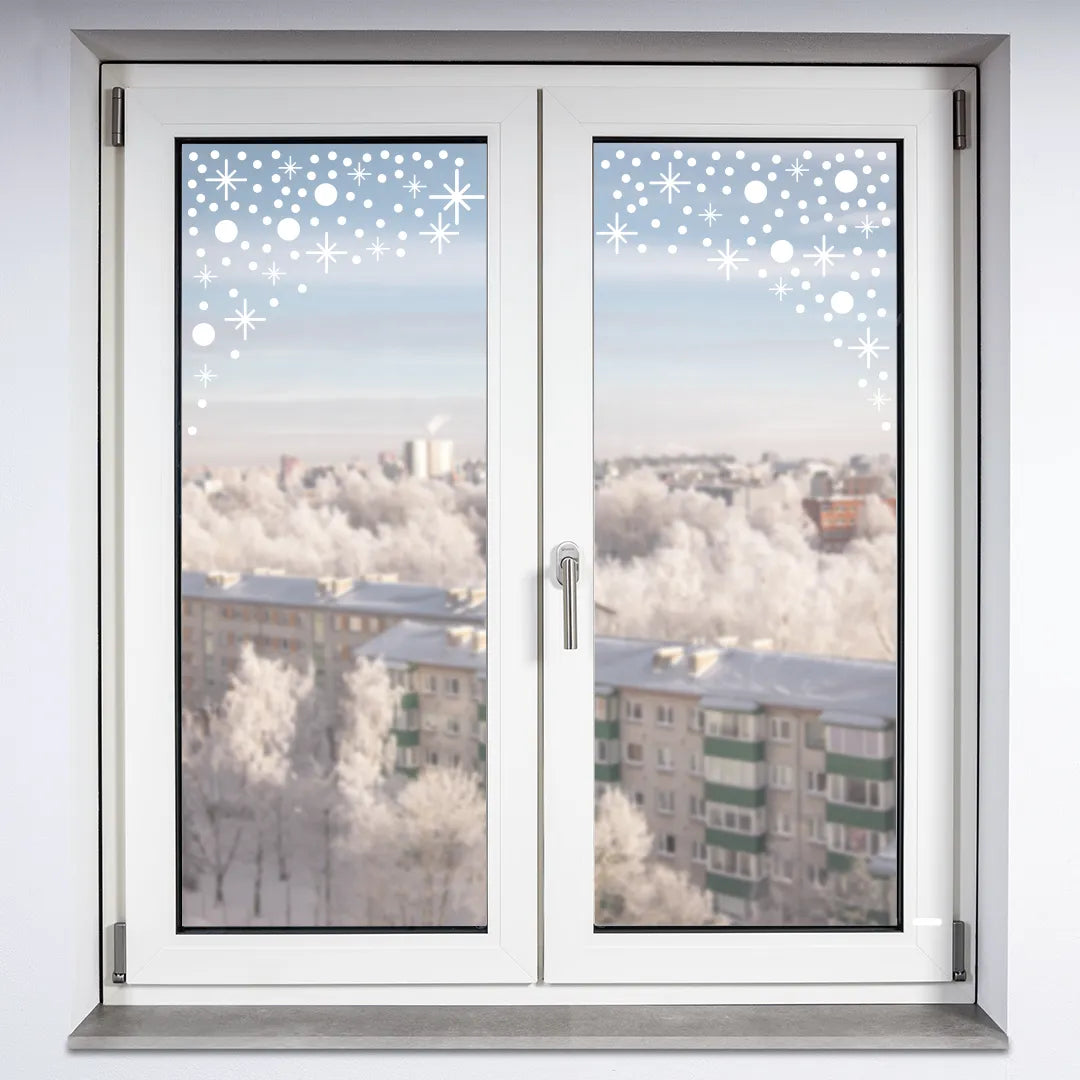 Dekorativni novogodišnji stikeri za prozore