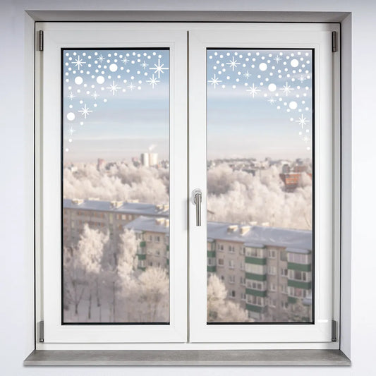 Dekorativni novogodišnji stikeri za prozore