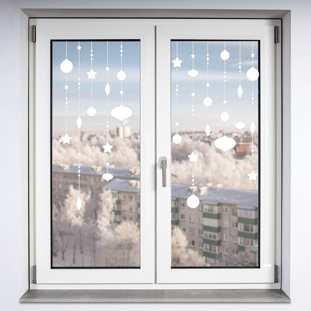 Dekorativni novogodišnji stikeri za prozore