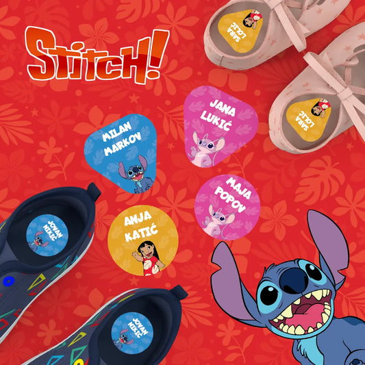 Samolepljivi stikeri za obuću -  Lilo i Stitch