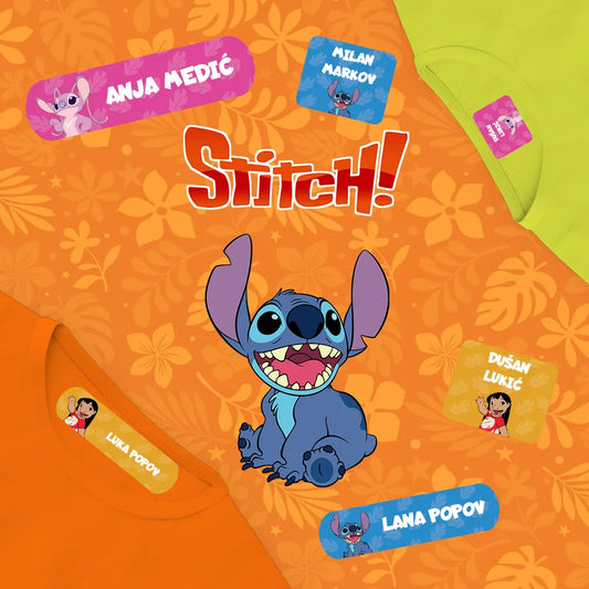 Termo stikeri za odeću -  Lilo i Stitch