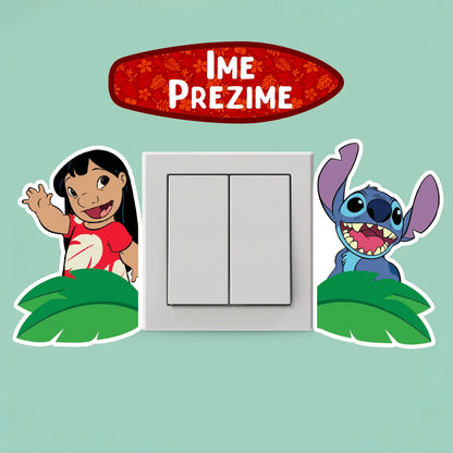 Stikeri za prekidače -  Lilo i Stitch