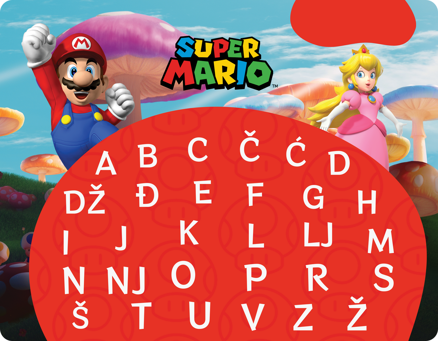 SUPER MARIO - Edukativni stikeri