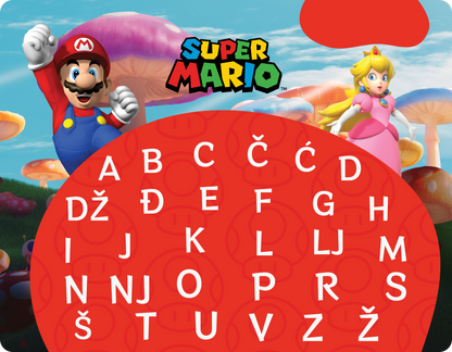 SUPER MARIO - Edukativni stikeri