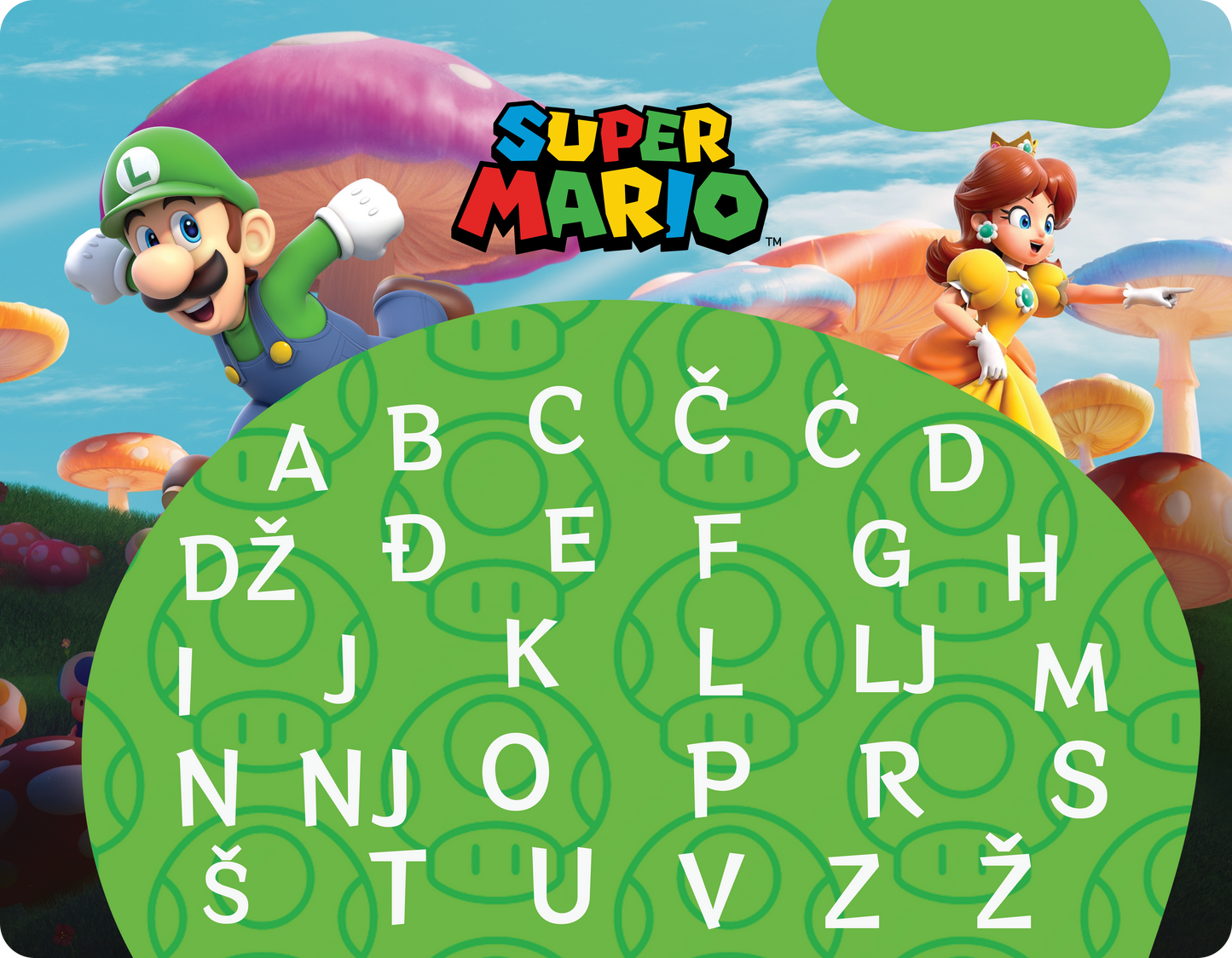 SUPER MARIO - Edukativni stikeri