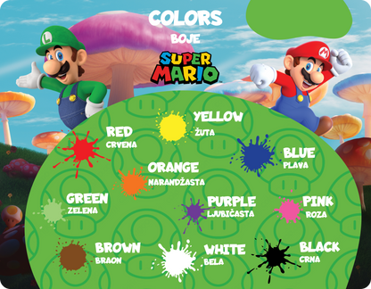 SUPER MARIO - Edukativni stikeri
