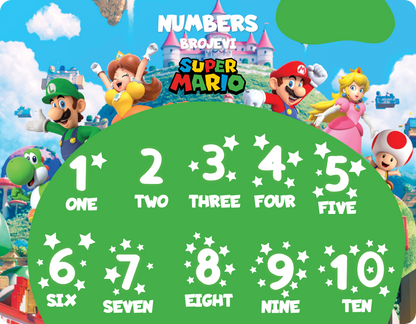 SUPER MARIO - Edukativni stikeri