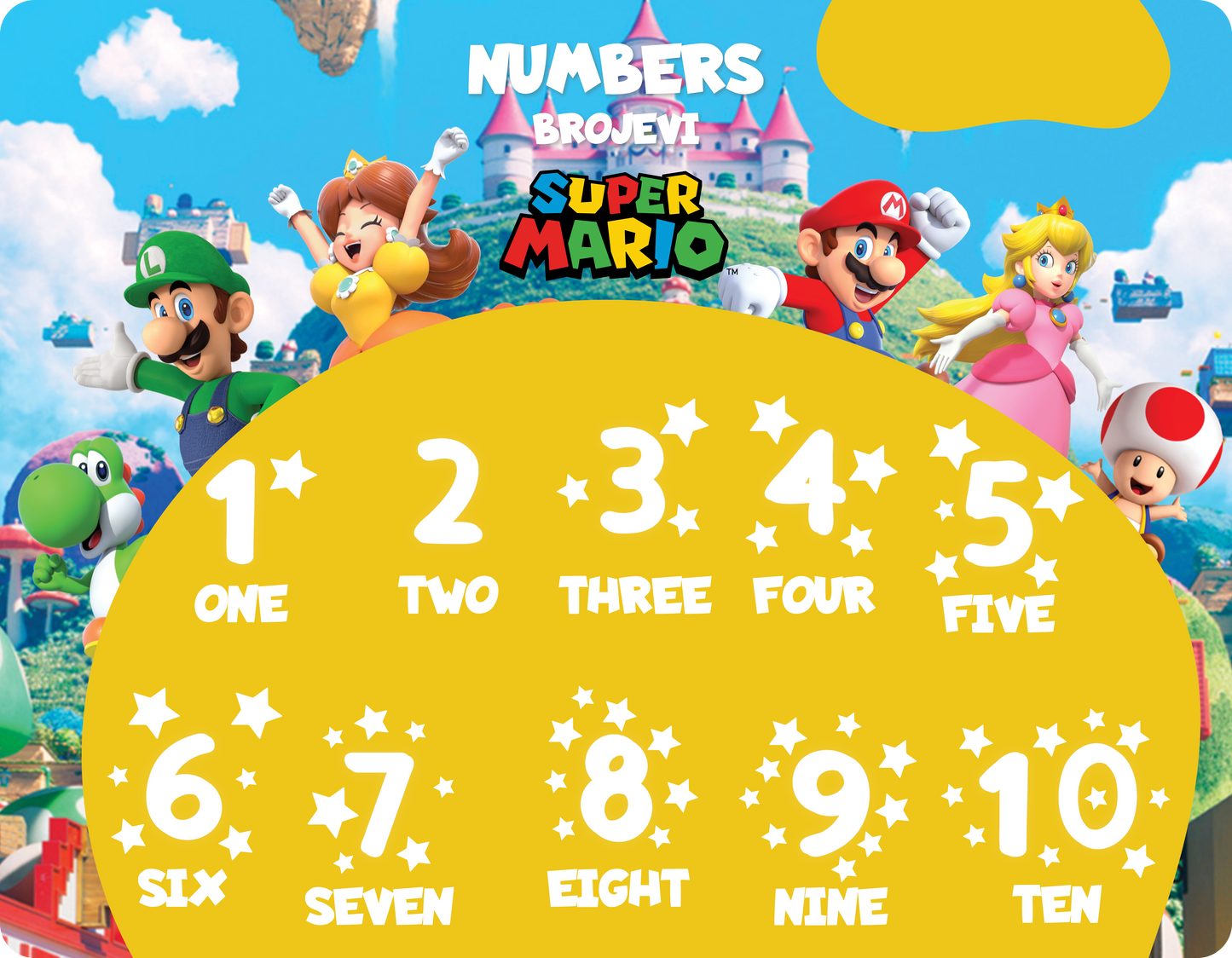 SUPER MARIO - Edukativni stikeri
