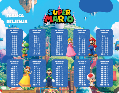 SUPER MARIO - Edukativni stikeri