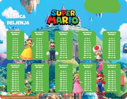 SUPER MARIO - Edukativni stikeri