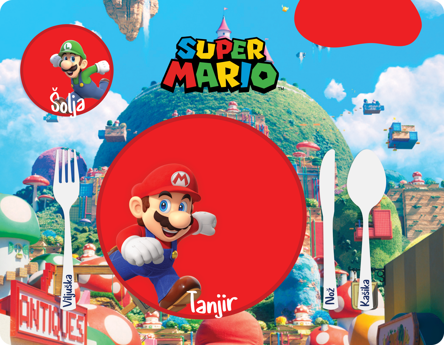 SUPER MARIO - Edukativni stikeri