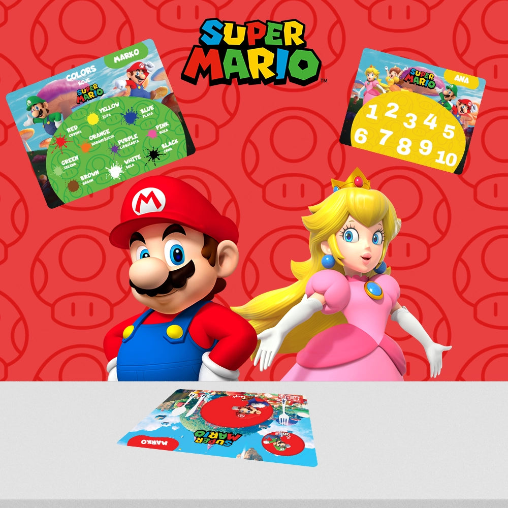 Edukativni podmetači - Super Mario