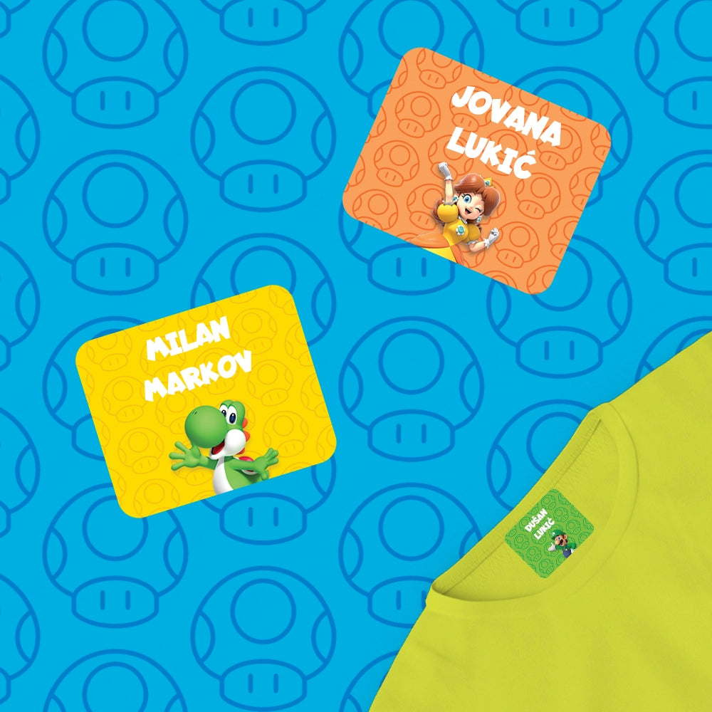 Termo stikeri za odeću - Super Mario