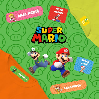 Termo stikeri za odeću - Super Mario