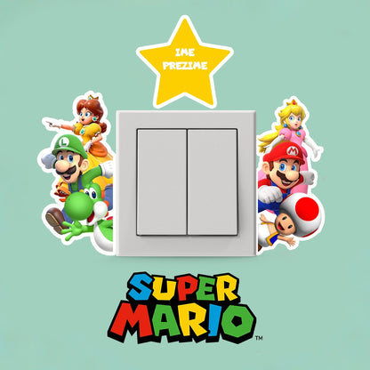 Stikeri za prekidače - Super Mario