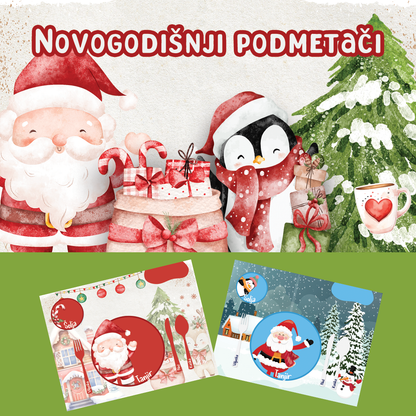 Edukativni podmetači - Novogodišnji