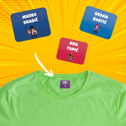 Termo stikeri za odeću - Brawl Stars