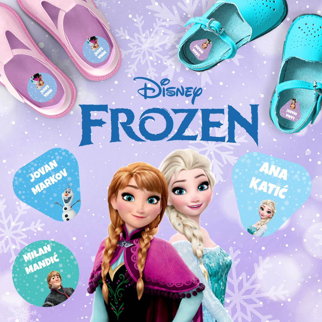 Samolepljivi stikeri za obuću - Frozen
