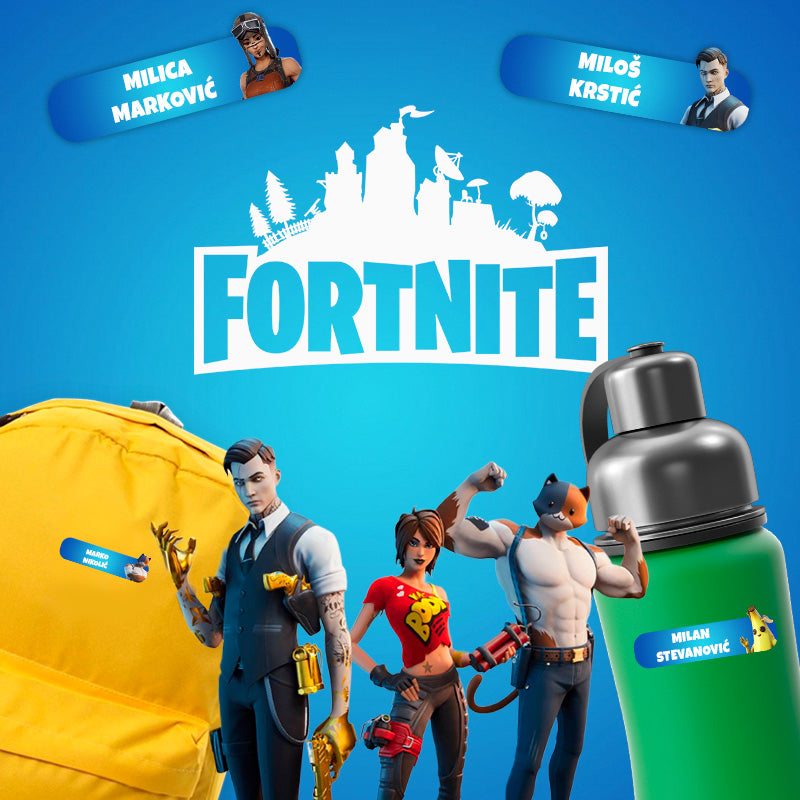 Samolepljivi stikeri za razne predmete  - Fortnite