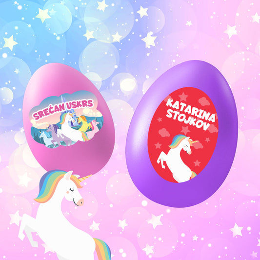 Jednorozi uskršnji stikeri – 20 kom.